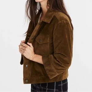Corduroy Crop Jacket